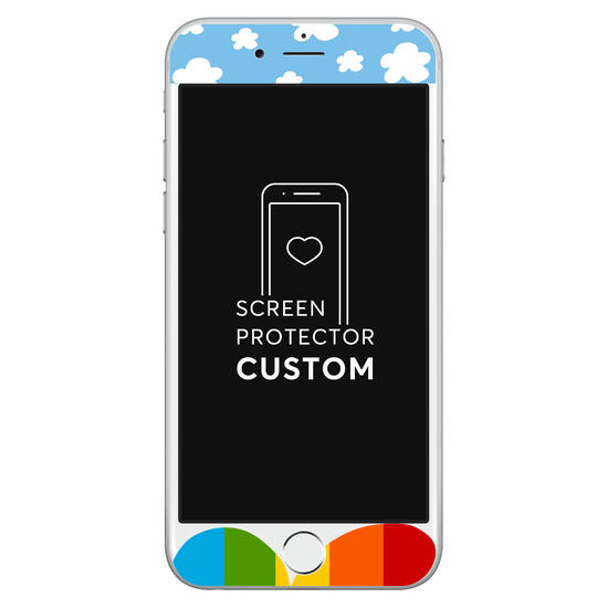 Happy Sky White Screen Protector - Tempered Glass