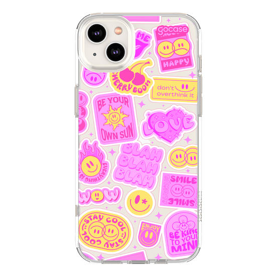 Capinha para celular  Happy Stickers