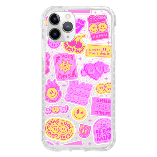 Capinha para celular  Happy Stickers