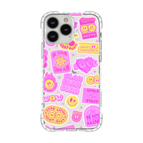 Capinha para celular  Happy Stickers
