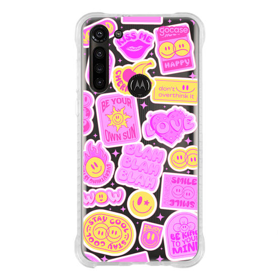 Capinha para celular  Happy Stickers