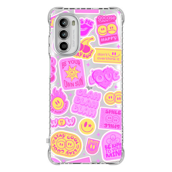 Capinha para celular  Happy Stickers
