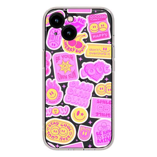 Capinha para celular  Happy Stickers