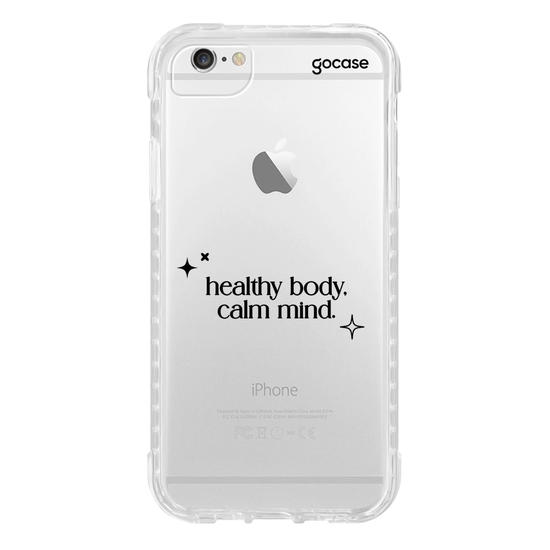 Capinha para celular  Healthy Body, Calm Mind