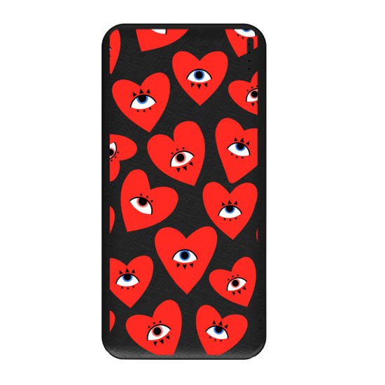 Carregador Portátil Fast Charge -  Heart Rolling Eyes