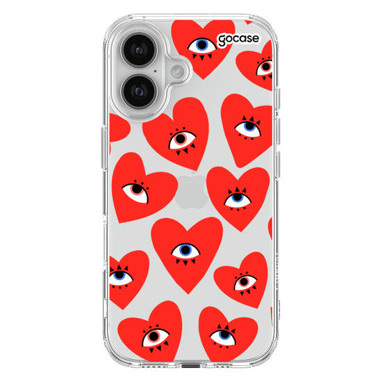 Capinha para celular Heart Rolling Eyes