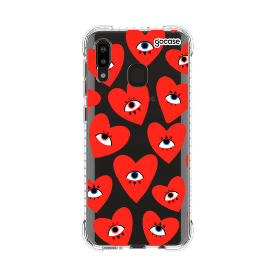 Capinha para celular Heart Rolling Eyes