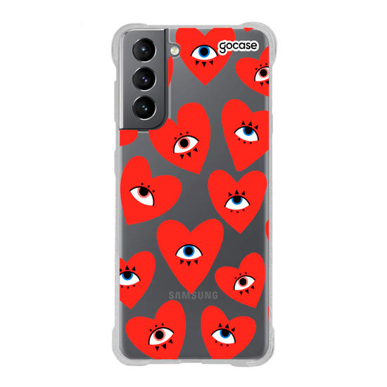 Capinha para celular Heart Rolling Eyes