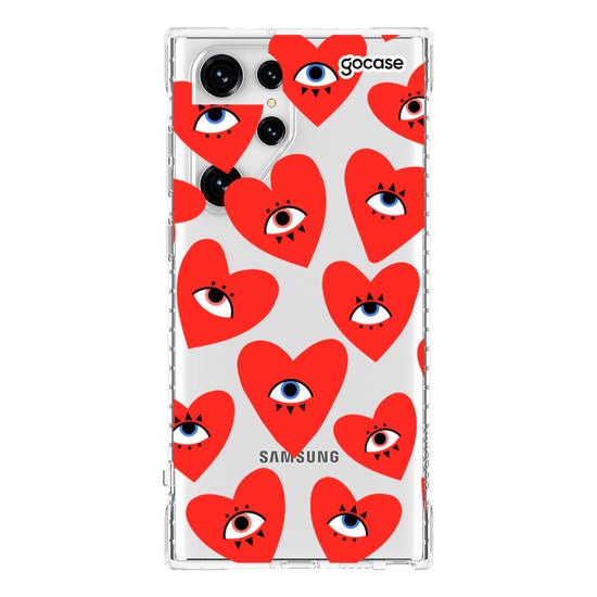 Capinha para celular Heart Rolling Eyes