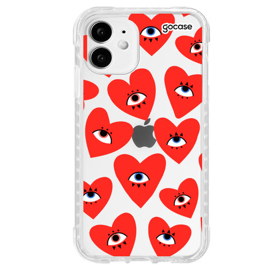 Capinha para celular Heart Rolling Eyes