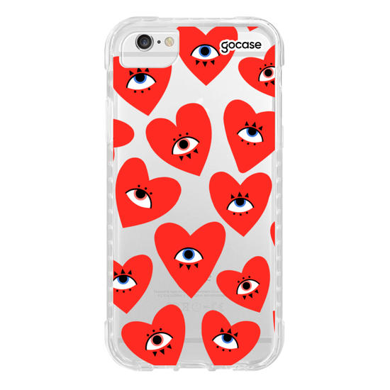 Capinha para celular Heart Rolling Eyes
