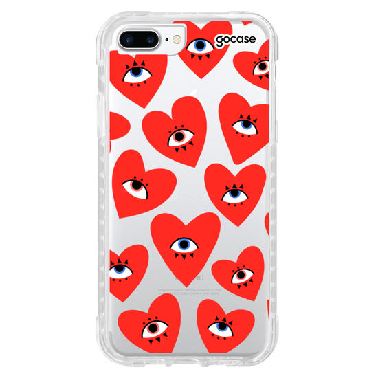 Capinha para celular Heart Rolling Eyes