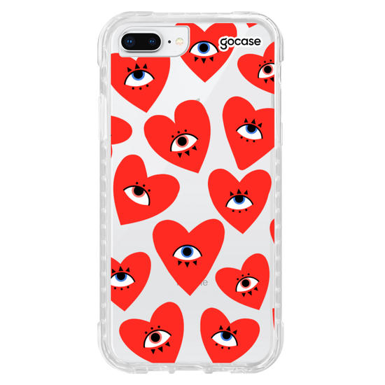 Capinha para celular Heart Rolling Eyes