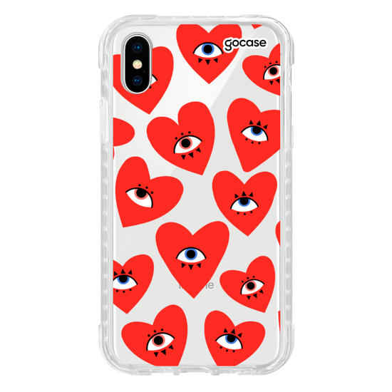 Capinha para celular Heart Rolling Eyes