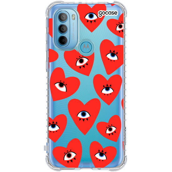 Capinha para celular Heart Rolling Eyes