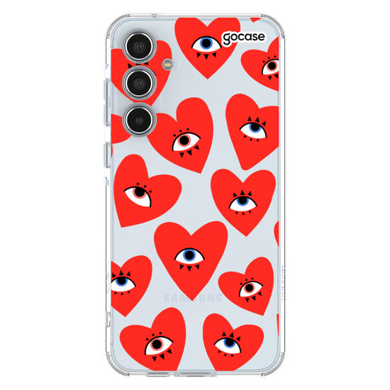 Capinha para celular Heart Rolling Eyes
