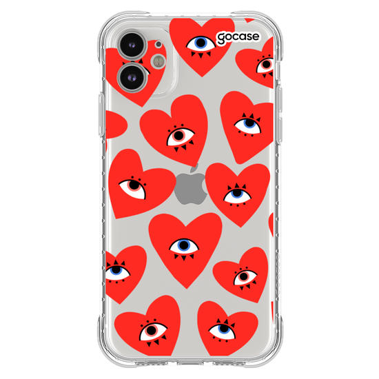 Capinha para celular Heart Rolling Eyes