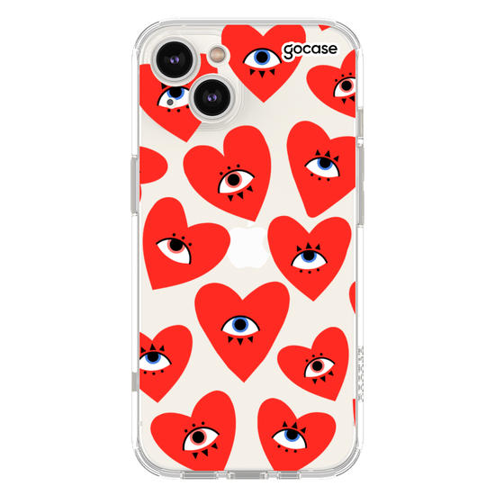 Capinha para celular Heart Rolling Eyes