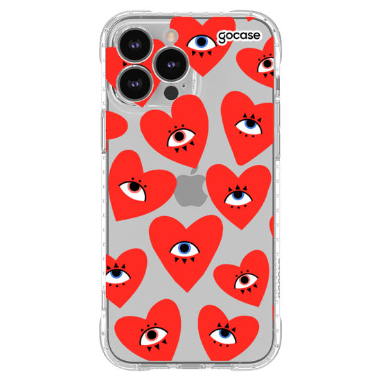Capinha para celular Heart Rolling Eyes