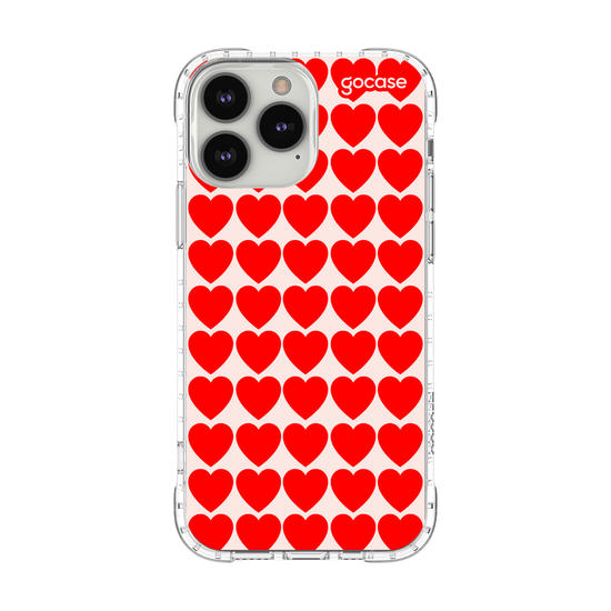 Capinha para celular  Hearts Line