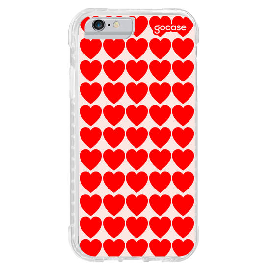 Capinha para celular  Hearts Line