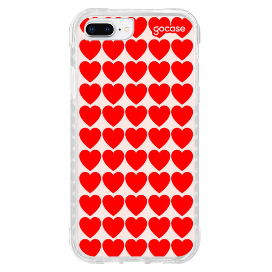 Capinha para celular  Hearts Line