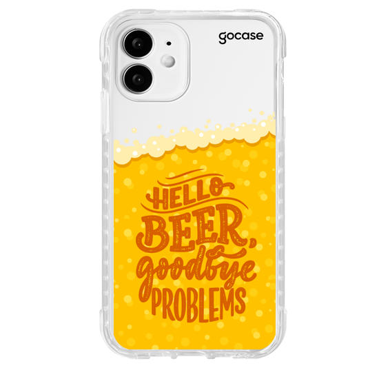 Capinha para celular Hello Beer, Goodbye Problems