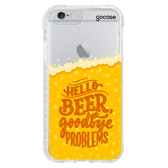 Capinha para celular Hello Beer, Goodbye Problems