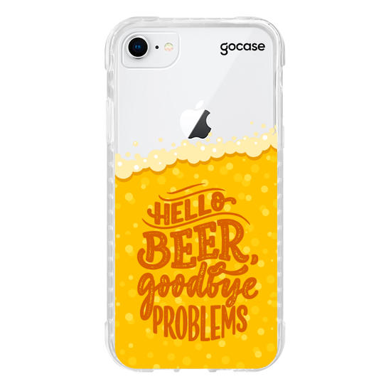 Capinha para celular Hello Beer, Goodbye Problems