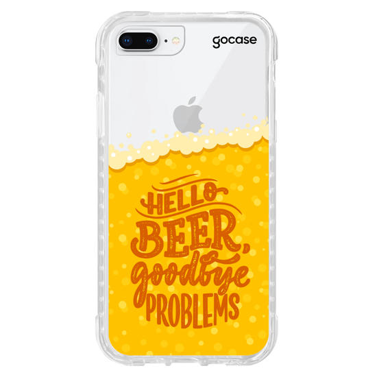 Capinha para celular Hello Beer, Goodbye Problems