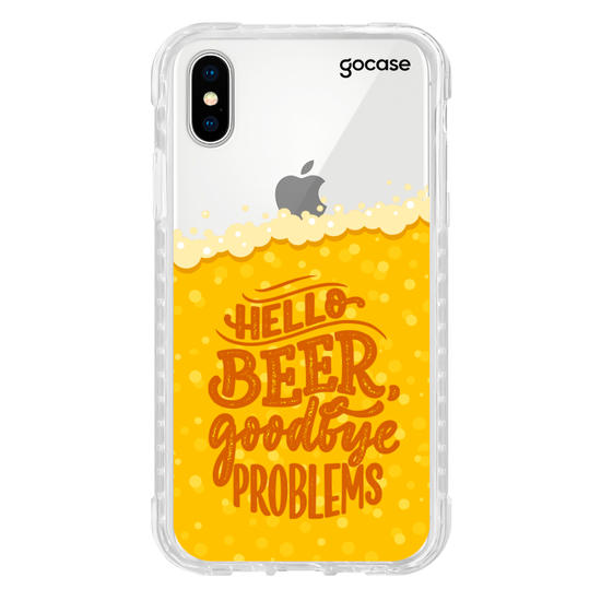 Capinha para celular Hello Beer, Goodbye Problems