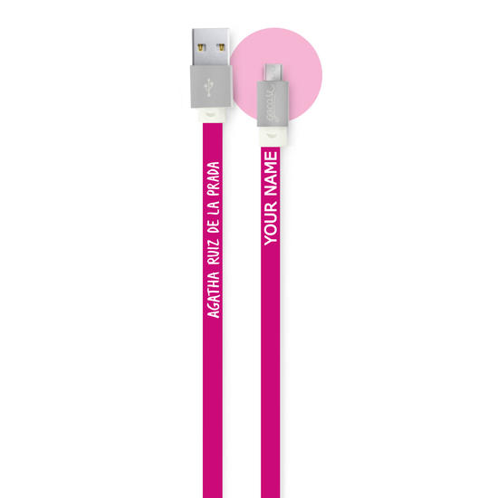 Micro USB Cable for Android - Happy Bubbles