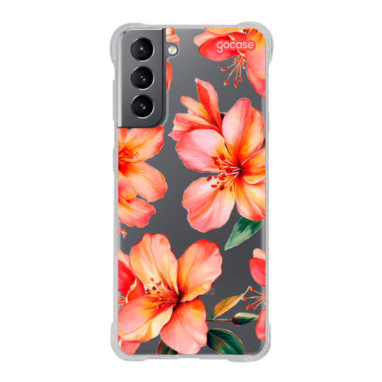 Capinha para celular  Hibiscos Tropicais