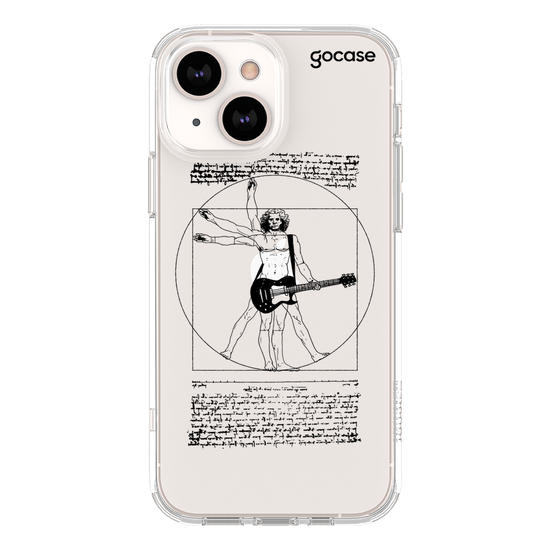 Capinha para celular  Homem Vitruviano Rock