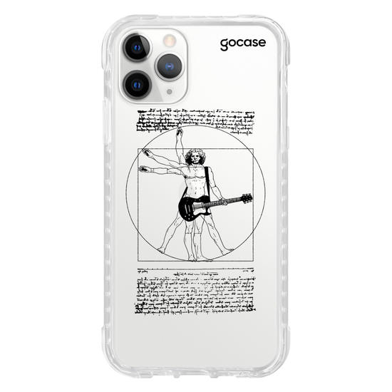 Capinha para celular  Homem Vitruviano Rock