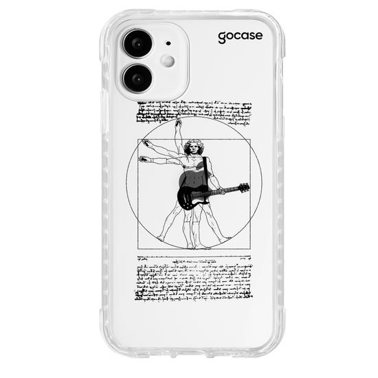 Capinha para celular  Homem Vitruviano Rock