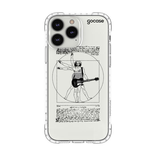 Capinha para celular  Homem Vitruviano Rock