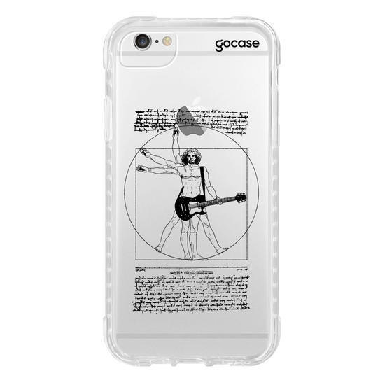 Capinha para celular  Homem Vitruviano Rock