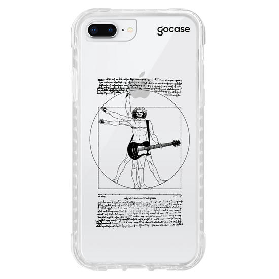 Capinha para celular  Homem Vitruviano Rock