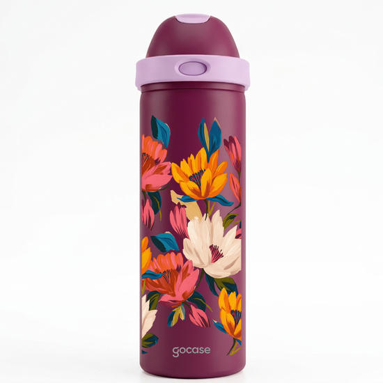  Garrafa Térmica Hydra Duo -  Flora Sunset