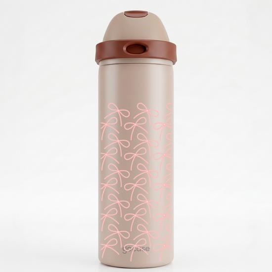 Garrafa Térmica Hydra Duo -   Laços Rose