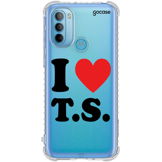 Capinha para celular I Love T.S.
