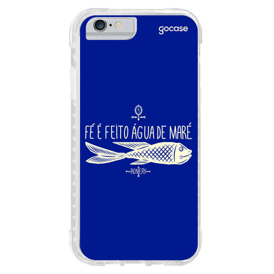 Capinha para celular  Iemanjá Fé na Água - Azul