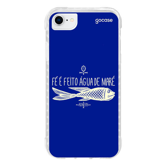 Capinha para celular  Iemanjá Fé na Água - Azul