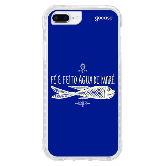Capinha para celular  Iemanjá Fé na Água - Azul