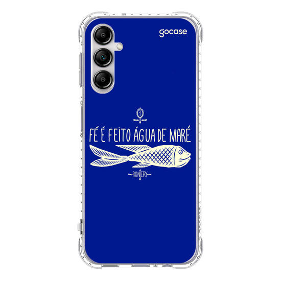 Capinha para celular  Iemanjá Fé na Água - Azul