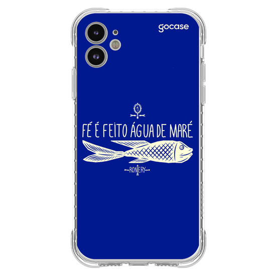 Capinha para celular  Iemanjá Fé na Água - Azul
