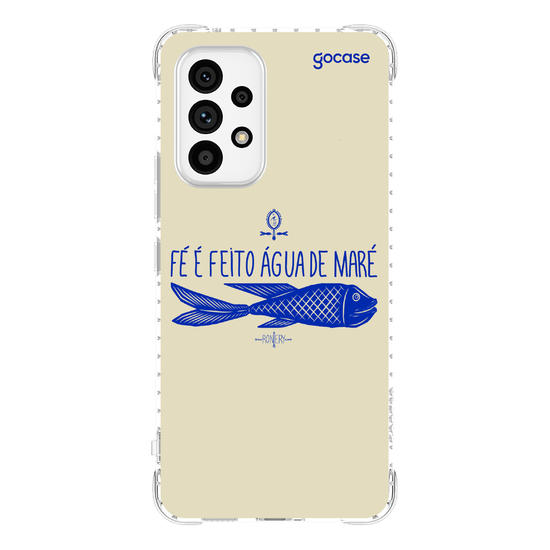 Capinha para celular  Iemanjá Fé na Água - Creme