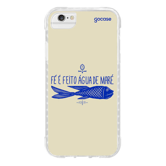 Capinha para celular  Iemanjá Fé na Água - Creme