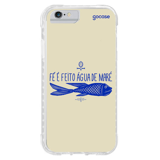 Capinha para celular  Iemanjá Fé na Água - Creme